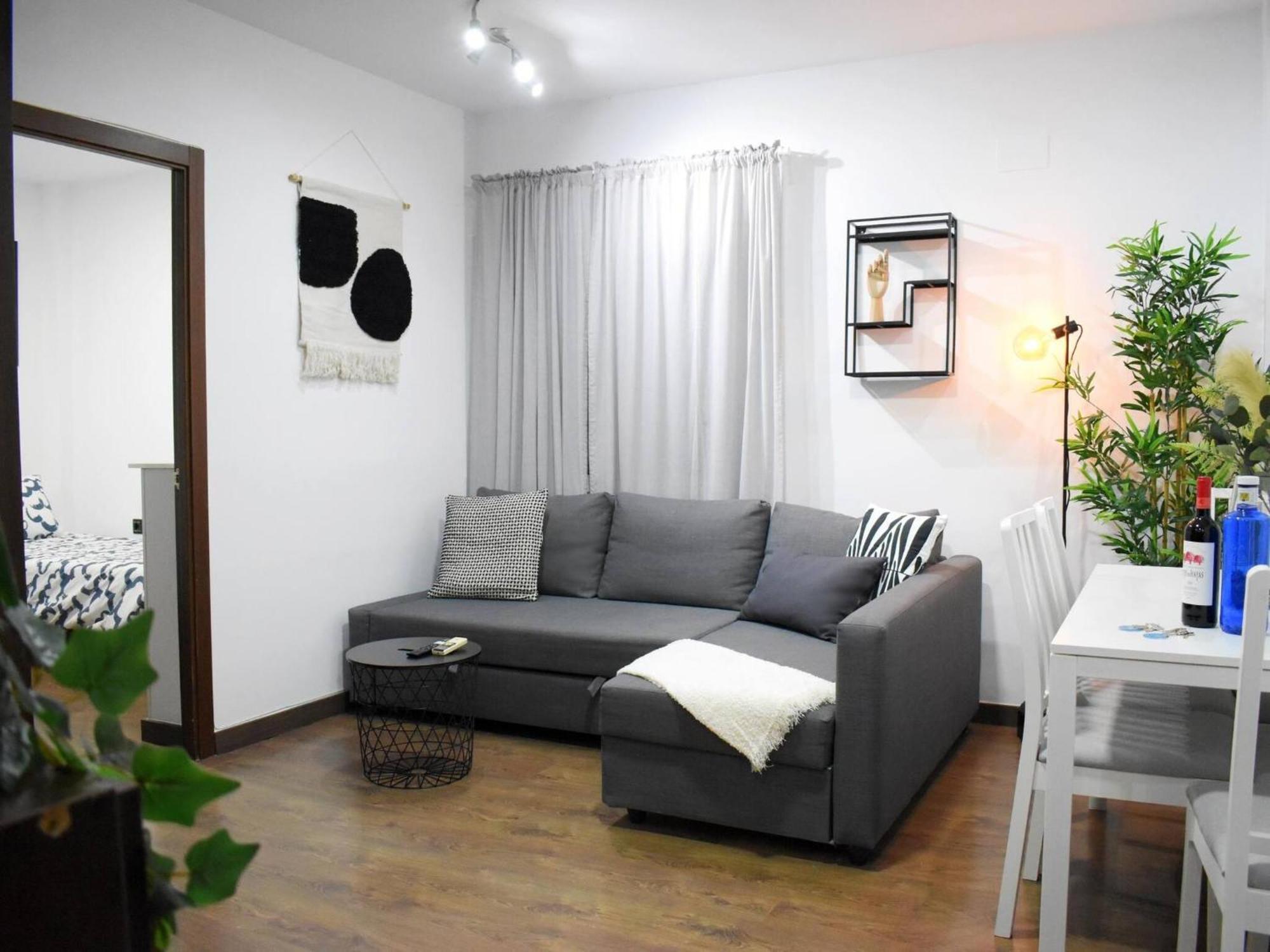 Tranquilo En Zona Pintoresca Del Centro Historico De Malaga. Apartamento *